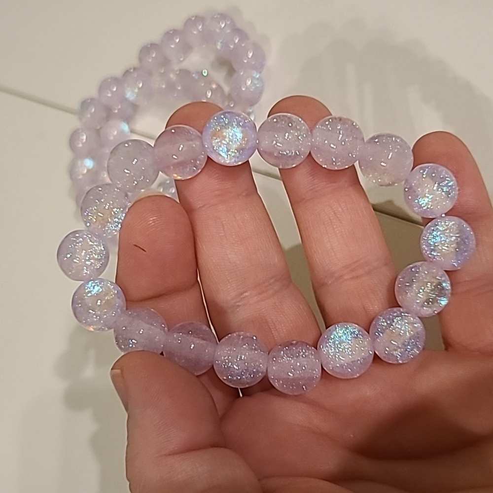 Handcrafted Beaded Stretch Bracelet - Picture 3 of 5